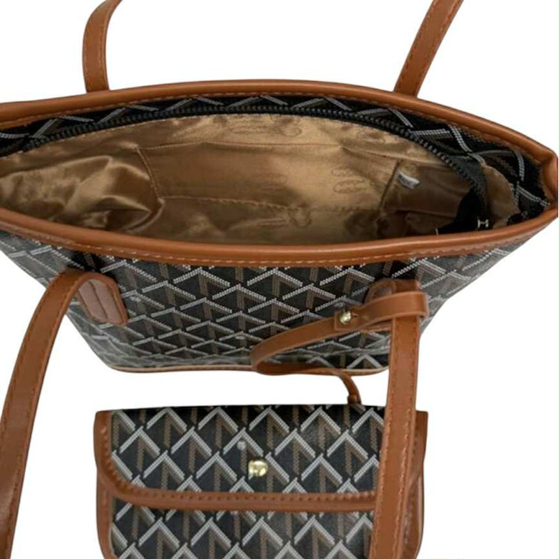 AURORA Tote Bag Set - Mini Tan