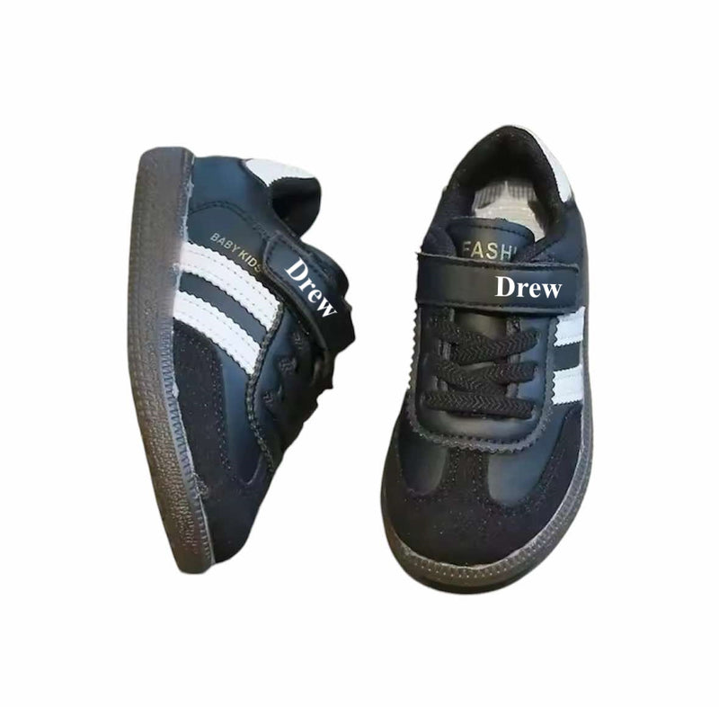 AIDA Children's Personalised Trainers - Mini Black