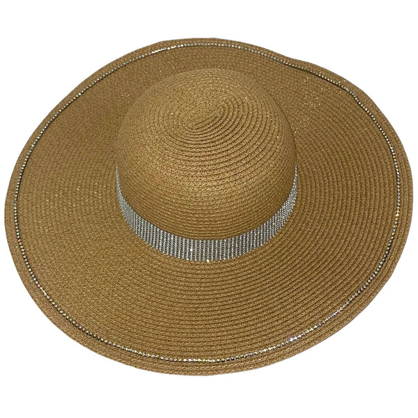 Crystal Straw Sun Hat