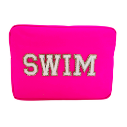 Neon Pink Large Pouch - SWIM