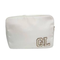 White Large Pouch - 2 patches