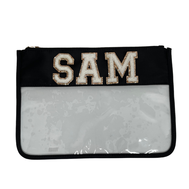 Black Clear Pouch - 3 patches