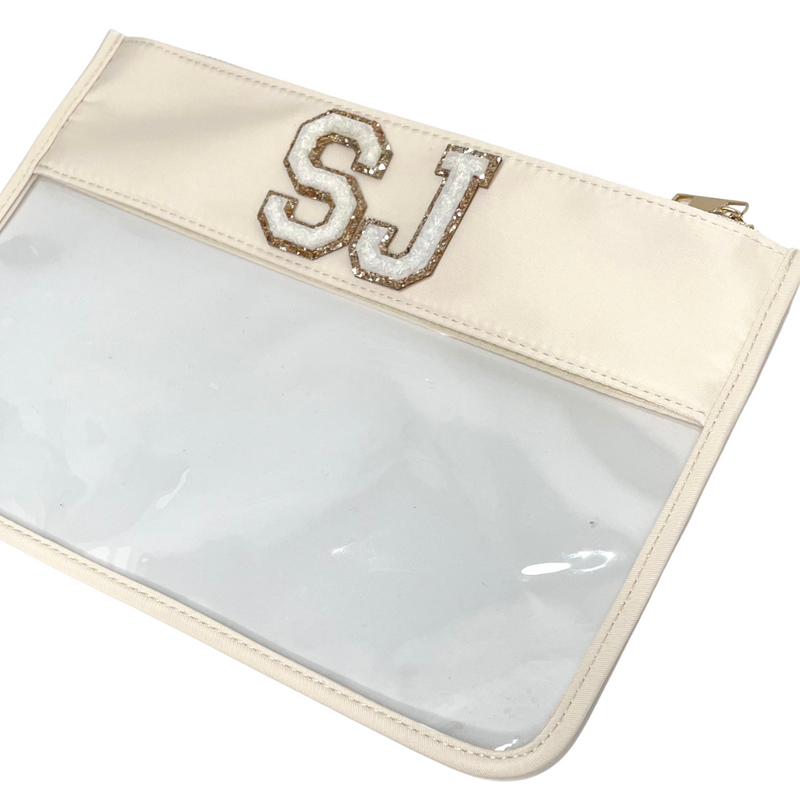 Cream Clear Pouch - 2 patches