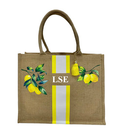 Capri Lemon Personalised Tote Bag