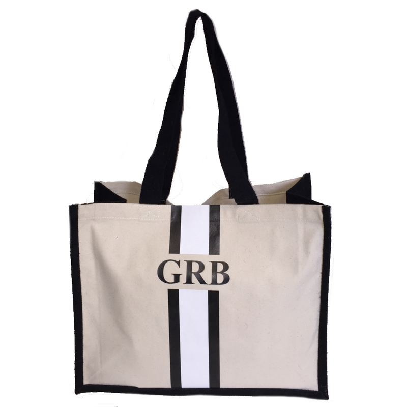 image 1 of Personalised CANVAS Tote Bag Large