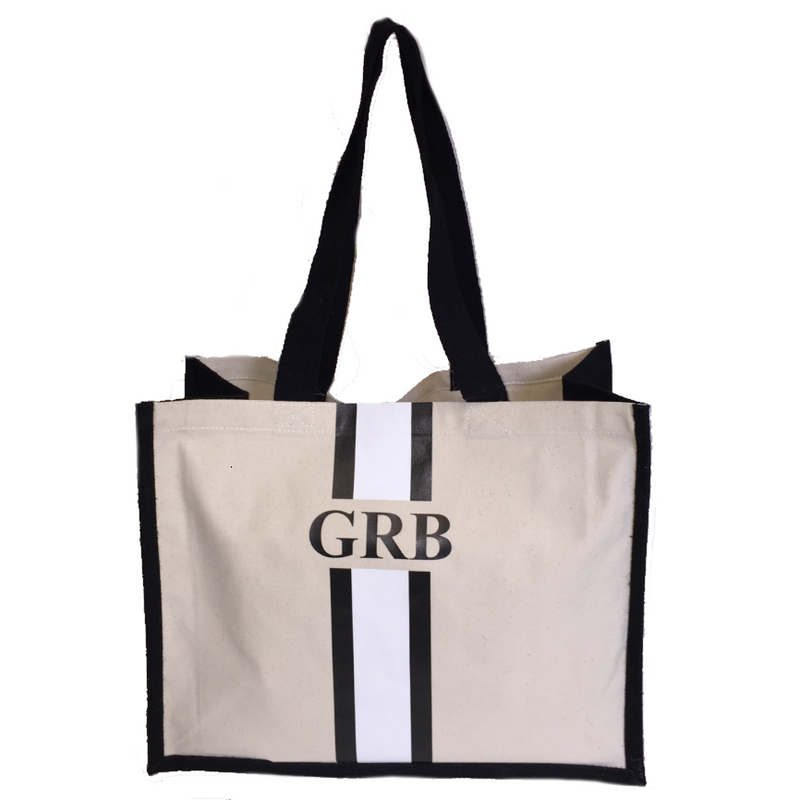 Personalised canvas tote bag hotsell