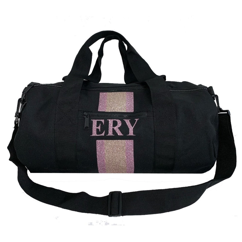 Glitter Sports Barrel Personalised Tote Bag