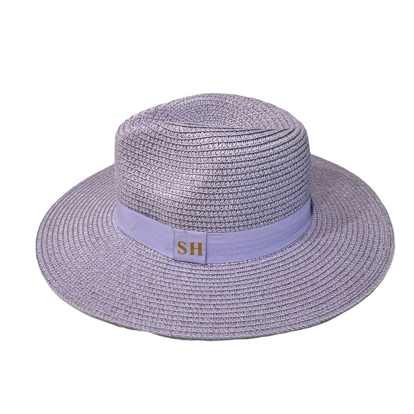 Personalised Trilby Hat - Lilac