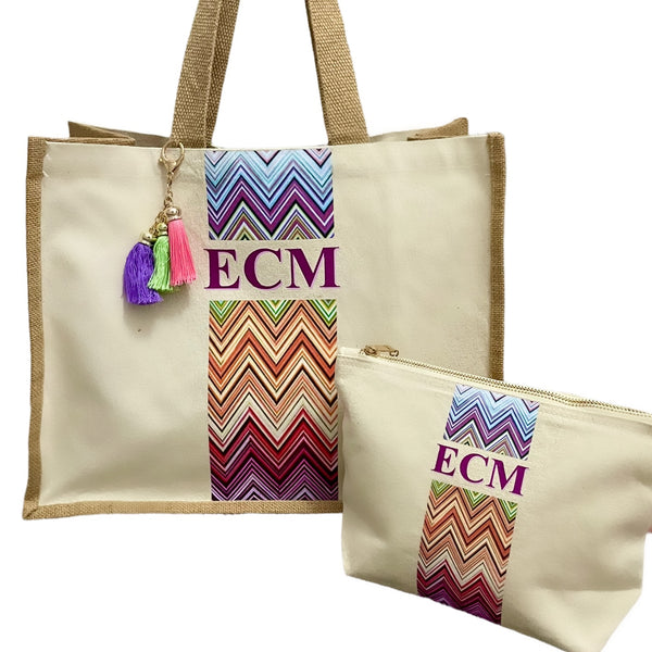ERIN Personalised Canvas Bag - Gift set