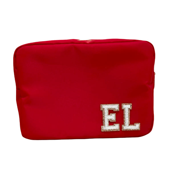 Red Large Pouch - 2 patches