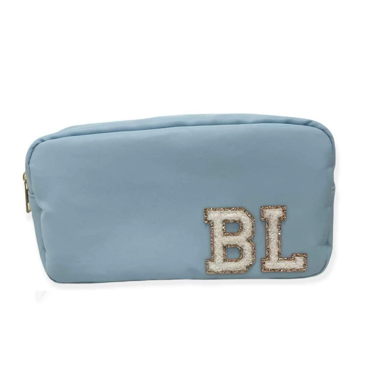Baby Blue Medium Pouch - 2 patches