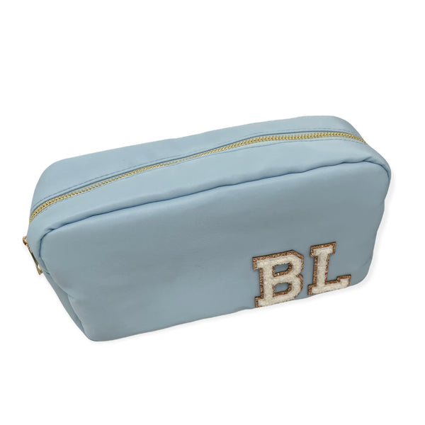 Baby Blue Medium Pouch - 2 patches