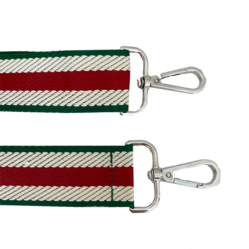 Red and Green Stripe Strap