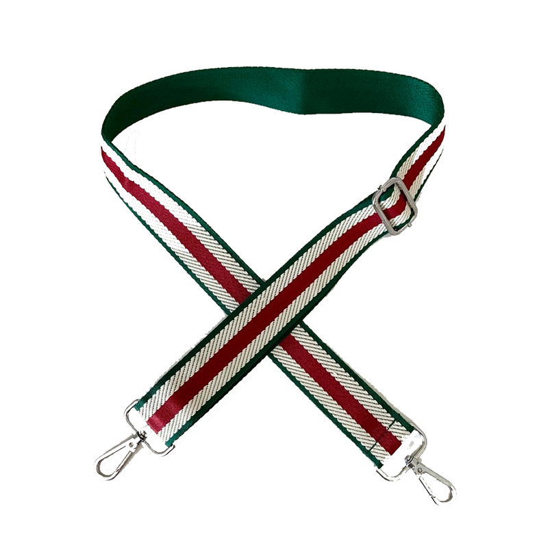 Red and Green Stripe Strap