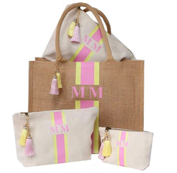 image 1 of Personalised Gift Set Tote Bag Large